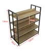 Nuevo Estante Isla de Doble Cara para Supermercado Estante Isla para Tienda de Papelería Estante de Exhibición de Múltiples Niveles de Pie Estante de Almacenamiento para Tienda de Madres y Bebés