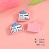 Temporada de Regreso a Clases Resina DIY Accesorios Papelería DIY Funda para Teléfono Pasador Material para Joyería Kit Pegamento Crema Accesorios Pulsera