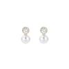 Aretes de Circonita Microincrustada de Lujo Ligero de Alta Gama para Mujer, Diseño Nicho, Aretes Elegantes, Nuevos Aretes de Moda 2025