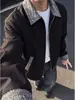 Chaqueta Casual de Estilo Americano con Bloques de Color, Corte Holgado para Hombre, Otoño 2026, Ropa Exterior Elegante y Versátil