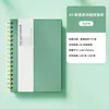 Cuaderno de Espiral Personalizado Transfronterizo con Tapa de Cuero, Sencillo y Elegante, Cuaderno Diario Universitario Engrosado con Correa de PU