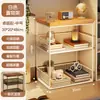 Estantería de escritorio, estante de almacenamiento doméstico para la mesa, gabinete de dormitorio, estante para escritorio de estudiante, estantería simple de varias capas