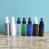 50 Botellas de Spray de Hombro Plano para Desmaquillante, Paquete de Muestras de Prueba, Botella de Rocío Puro, Botella de Tónico con Atomizador Fino
