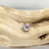 Aleación de Titanio Astmf-136 Borde Dorado Ondulado Superficie de Tortuga Circonita Titanio G23 Rosca Interna Cabeza de Joyería de Pendiente de Circonita