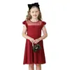 Vestido de Fiesta de Verano 2026 Vestidos para Niñas Disfraces de Performance Infantiles Malla con Volantes Encaje Princesa