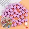 Estrella pentagrama luminosa de acrílico de 12 mm, cabeza de cuerda para pulsera DIY con cuentas, accesorios de joyería, lindo color caramelo