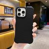 Capa Casual Fosca Ondulada para Celular Adequada para Apple 15Pro/11 Anti-Colisão Cor Pura Iphone14/13 Capa de Sucção Magnética