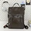 Mochila universitária estilo retrô britânico, adequada para estudantes universitários, pessoas que se deslocam para o trabalho e funcionários de escritório, com fecho de aba e projetada para acomodar um laptop.