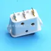 Interruptor de 3 polos y 2 posiciones con forma de barco, forma de arco, con luz indicadora, Interruptor de encendido, Interruptor de regleta, 250V 16A 20A