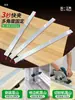 Guía de Posicionamiento para Carpintería Woyi Engrosada, Empujador para Sierra de Mesa de Aleación de Aluminio, Regla Fija Ajustable Bidireccional para Corte de Tablas Grandes