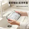 Novo esfoliante de panela de cozinha, pano de prato de arame de aço, dupla camada, espessado, fácil de limpar, absorve água, remove manchas e não deixa marcas