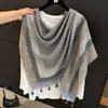 Nuevo Chal de Estilo Étnico con Patrón de Anacardo para Mujer, Bufanda de Seda para Viajes a Yunnan Xinjiang Noroeste, Pañuelo para la Cabeza con Protección Solar para Praderas y Desiertos, Bufanda