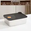 Caja Crujiente de Acero Inoxidable 304 Se Puede Congelar Caja Sellada Refrigerador Caja de Almacenamiento de Frutas y Alimentos Caja de Comida Caja de Almuerzo No