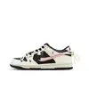 Zapatos Putian Originales Puros Dunk Cordones Desconstruidos Torre Conejo Línea Paralela Exploración del Universo Campus Tenis de Caña Baja Zapatos Blancos