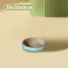 Cama extragrande para gatos con rascador, duradera y que no se cae, adecuada para todas las estaciones, juguete universal y accesorio para afilar las uñas para gatos