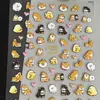 Patinho Amarelo Popular do Xiaohongshu Cão Shiba Inu em Relevo 3D Adesivos para Nail Art Câmera CCD Adesivos de Decoração para Celular DIY