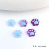 Libro Rojo superventas lindo cambio de luz luminoso garra de gato joyería para uñas caricatura tridimensional DIY accesorios coloridos para uñas