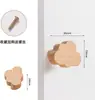 Manija de Armario para Habitación Infantil Tronco de Madera Maciza Lindas Estrellas de Dibujos Animados Luna Nubes Cajón Armario Manija de Puerta de Armario