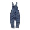 Pantalones con Peto de Marca de Moda Estilo Americano Mono Holgado Cubre Pantalones de Pierna Ancha Pantalones de Papá Tirantes de Pareja Ins para Hombres y Mujeres