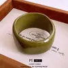 Pulsera Redonda Geométrica de Acrílico con Degradado Europeo y Americano, Pulsera Versátil de Gama Alta de Nicho, Joyería Elegante Sencilla de Moda