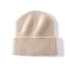 Moda Color Liso Tejido Versátil Cálido Cachemir Headwrap Sombrero Otoño Invierno Nuevo Protección para Orejas Parte Superior Redonda Para Viajar Sombrero a Prueba de Viento