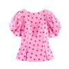 E-commerce Transfronteiriço Estilo Europeu e Americano Roupas Femininas ZA AliExpress Mais Vendido Moda Temperamento Versátil Blusa de Manga Bufante