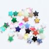 Cristal Natural 2cm Pingente Estrela de Cinco Pontas Estrela Lua Acessórios de Joalheria Acessórios para Colar DIY Acessórios para Pulseira Atacado
