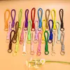 Tiras de celular trançadas com nó de diamante coloridas feitas à mão, acessórios versáteis e simples para DIY, materiais para enfiamento de contas, atacado