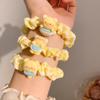 Mermelada de Mantequilla~ Lindo Oso Pequeño Lazo para el Cabello para Mujeres, Diadema de Alta Gama, Accesorio para el Cabello, Scrunchie Grande