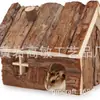 Casa de Pájaros de Madera Comedero para Pájaros Casa de Madera para Mascotas Casa Linda
