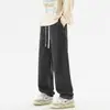 Jeans Americanos Sueltos de Calle para Hombre Nuevos de Primavera y Otoño para Hombre Pantalones Largos Sueltos de Pierna Recta Pierna Ancha