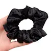 Goma para el pelo floral marrón, elegante y a la moda, con diseño de cuadros para mujer, nuevo estilo 2026, accesorio para el pelo de tela de alta calidad