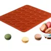 Tapete de Silicona para Hornear Macarons de 48 Agujeros, Tapete para Hornear Resistente a la Temperatura, Tapete de Silicona para Galletas Macarons de 30 Agujeros, Herramientas de Horneado