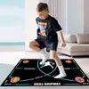 Esterilla de Entrenamiento de Baloncesto Antideslizante Reducción de Ruido para el Hogar Esterilla de Baloncesto para Niños Alfombra Esterilla de Entrenamiento Mini Baloncesto Esterilla de Entrenamiento en Casa