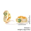 MOXI Joyería europea y americana moda Joker retro alto sentido del amor pendientes de circón incrustado pendientes fabricantes venta al por mayor