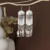 Pendientes de Pavo Real para Minorías Étnicas, Regalos Retro de Plata Miao Estilo Étnico, Accesorios de Pendientes Vintage de Imitación Plata