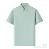 Camiseta tipo polo de color liso con gofres y solapa, hecha a medida, sin costuras, laminada, secado rápido, antibacteriana, de manga corta para hombre, ropa de trabajo de verano
