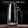 [Paquete de 6] Dispensador de Licores para Uso Doméstico, Decantador de Vino Tinto de 500 ml, Jarra de Licores con Escala, Vidrio Espesado