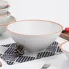 Tigela de melamina estilo japonês para macarrão, tigela de plástico para sopa de carne bovina, tigela para ramen e macarrão de arroz, tigela especial de imitação de porcelana para malatang, uso comercial