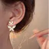Un Par de Pendientes de Mariposa para Mujer, Diseño de Nicho para Primavera y Verano, Lujo Ligero y Sensación de Alta Gama, Pendientes Pequeños y Únicos con un Temperamento Distintivo