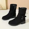 Chegada Nova Outono 2026 Comércio Exterior Tamanho Grande Feminino Casual Confortável Moda Europeia Americana Outerwear Botas Tamanho Único