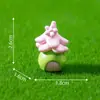 Paisaje en miniatura, casa de elfo de dibujos animados creativa, accesorios de decoración DIY para paisajismo de jardinería, pequeños adornos de mesa