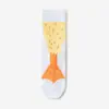 Calcetines de Garra de Pollo para Exportación, Amazon, Calcetines Hasta la Rodilla Estilo Europeo y Americano, Calcetines de Algodón Estilo Coreano y Japonés, Calcetines Largos Creativos de Cintura Alta que Se Pueden Usar Afuera