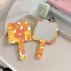 Venta Directa de Fábrica Espejo de Mano Cuadrado Espejo de Belleza Portátil para Maquillaje con Impresión de Logo Espejo de Regalo para Publicidad de Belleza