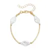 Collar Colgante Flor de Sol de Diamante Joyería Transfronteriza Europea y Americana Collar de Tubo Metálico Plano Perla Plana Pendientes