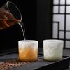 Taza Maestra de Porcelana Jade Hielo en Relieve Cultural y Creativa Taza Individual Personal Taza de Té Kung Fu Caja de Regalo Taza de Té Souvenir