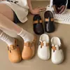 Chinelos Baotou para Mulheres, Uso Externo de Verão e Primavera, Modernos e Versáteis, Antiderrapantes, Slip-Ons Preguiçosos, Sandálias Macias para Casa de Casais