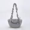 Bolsa de Felpa Transfronteriza para Mujer, Nueva Bolsa de Hombro Cruzada de Felpa de Alta Calidad para el Trabajo, Bolso de Felpa Versátil de Nicho para la Axila