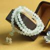 Pulsera Tianshan Cui Daquan con diseño DIY de cuentas de bambú, accesorios, pulsera con 2 anillos, pulsera de cuentas antiguas Tianshan Cui