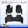 Qualidade de Exportação Tapetes de Chão 5D Personalizados de 3,5 mm para Toyota Rav4, Tapetes de Chão para Carro TPE para Todos os Climas